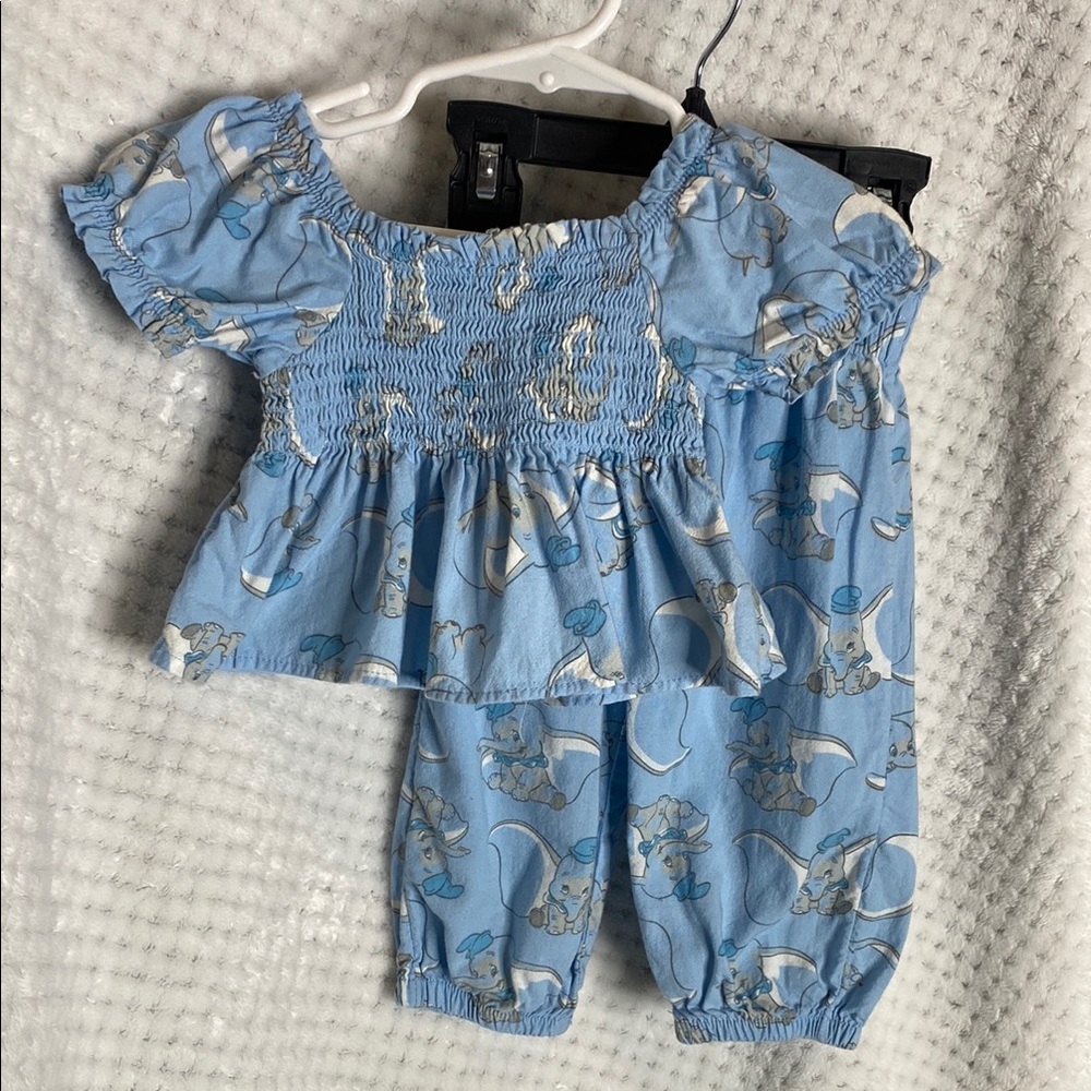 Disney Baby smocked Dumbo character outfit